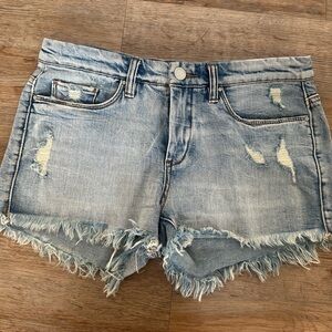 Distressed Denim Women Shorts